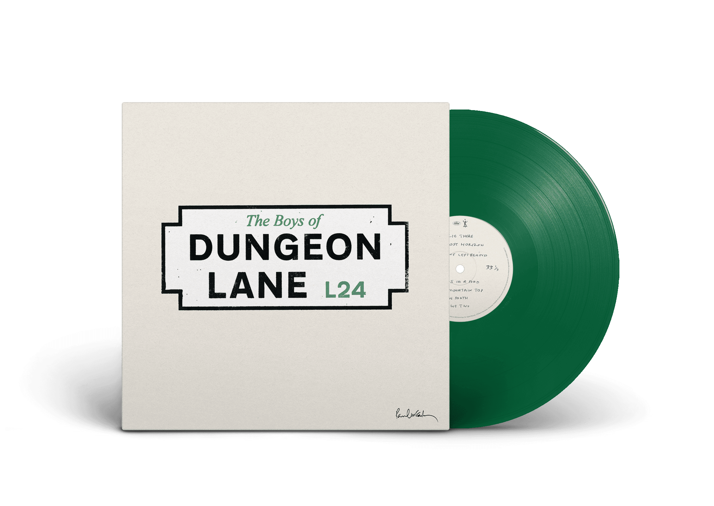 The Boys Of Dungeon Lane - Green LP + Lyric Card