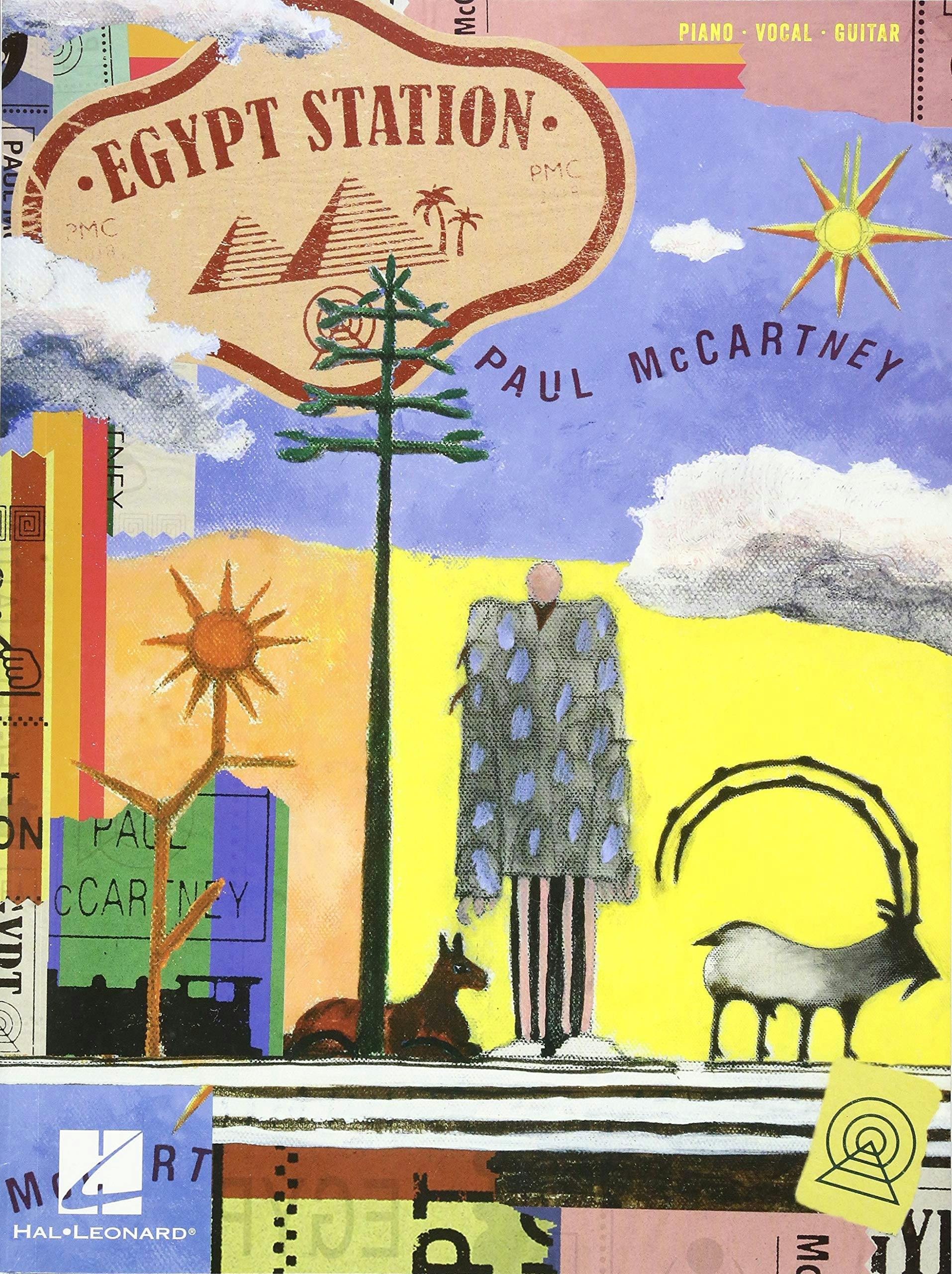 Book cover for Paul McCartney Egypt Station Album Songbook
