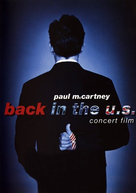 Film cover for Paul McCartney's Back in the US