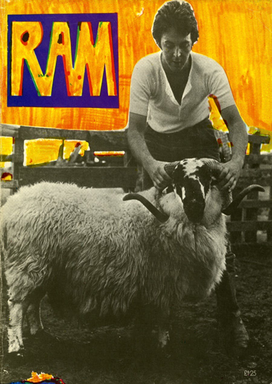 Book cover for Paul McCartney RAM Album Songbook