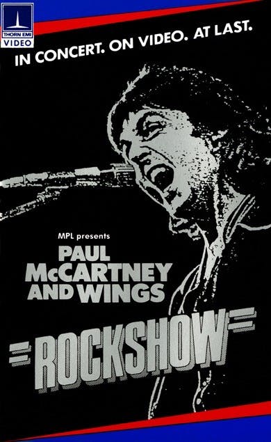 Film cover for Paul McCartney's Rockshow